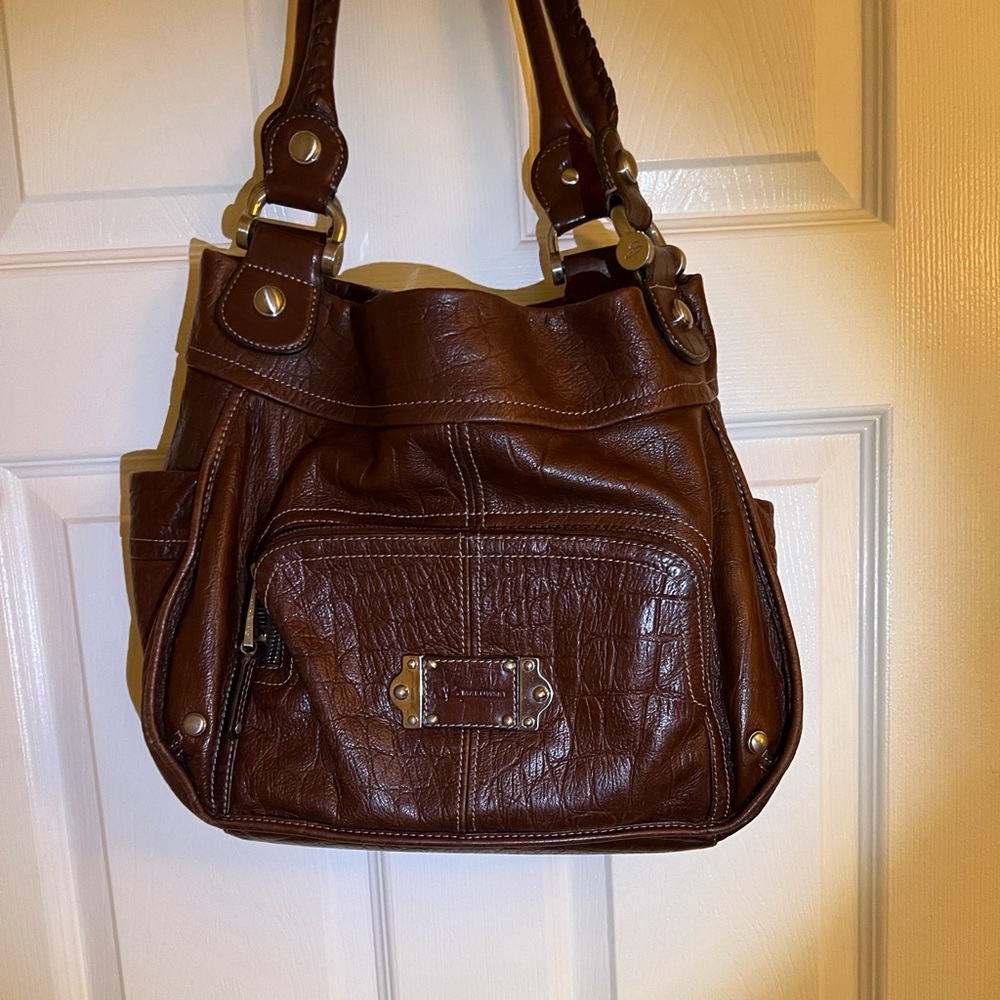 Elegant Brown Leather Women's Bag
